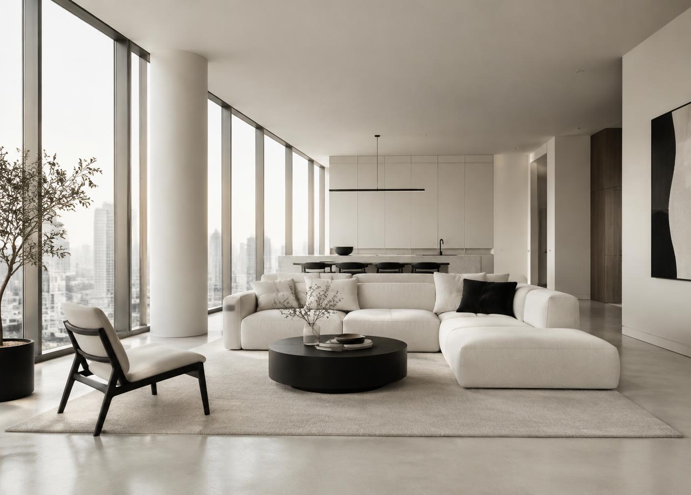 Apartamento decorado pronto para receber visita